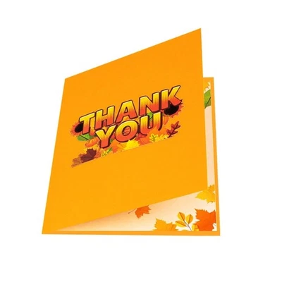 Handmade Greeting Card Thanksgiving Thank You Invitation Card with Envelope - Image 1 of 4