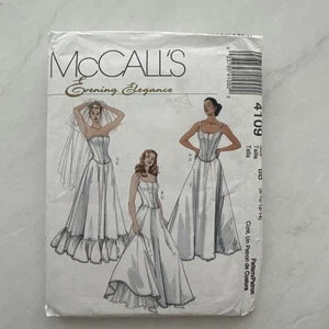 McCall’s 4109 Sewing Pattern Evening Elegance  | UNCUT - Picture 1 of 9