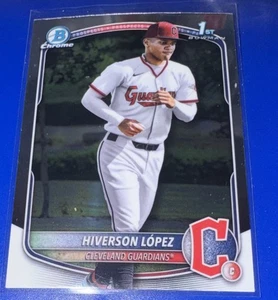 2025 Bowman Chrome Prospects #BCP-196 Hiverson Lopez Cleveland Guardians ⚾️ - Bild 1 von 2