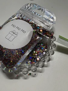 NAIL ART GLITTER ¡¡NUEVO!! BOLSA HO HOLOGRÁFICA HO HO HO 10G - Imagen 1 de 1