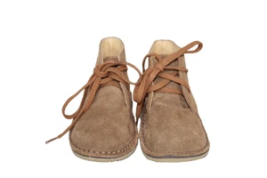 Polo Ralph Lauren Brown Suede Leather Chukka Boots Size 8 Boys NEW NWOB - Picture 1 of 7