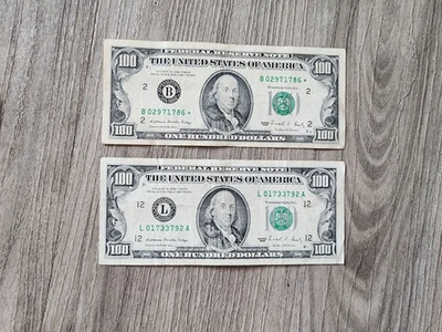 2 1988 Series 100 Dollar Bills - Image 1 of 4