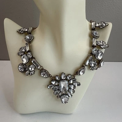 J. "Collar de diamantes de imitación de cristal Crew 17""-20""" Foto 1 de 4