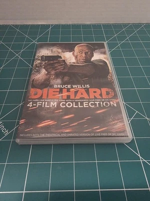 Die Hard: 4-Film Collection (DVD) Cleaned, Tested & Works - Image 1 of 4