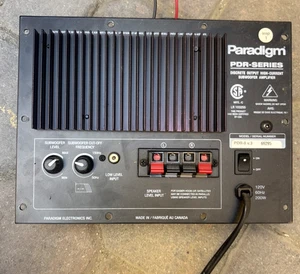 Paradigm PDR-8 PDR-Series Subwoofer Amplifiers Black PDR Series WORKS - Picture 1 of 8