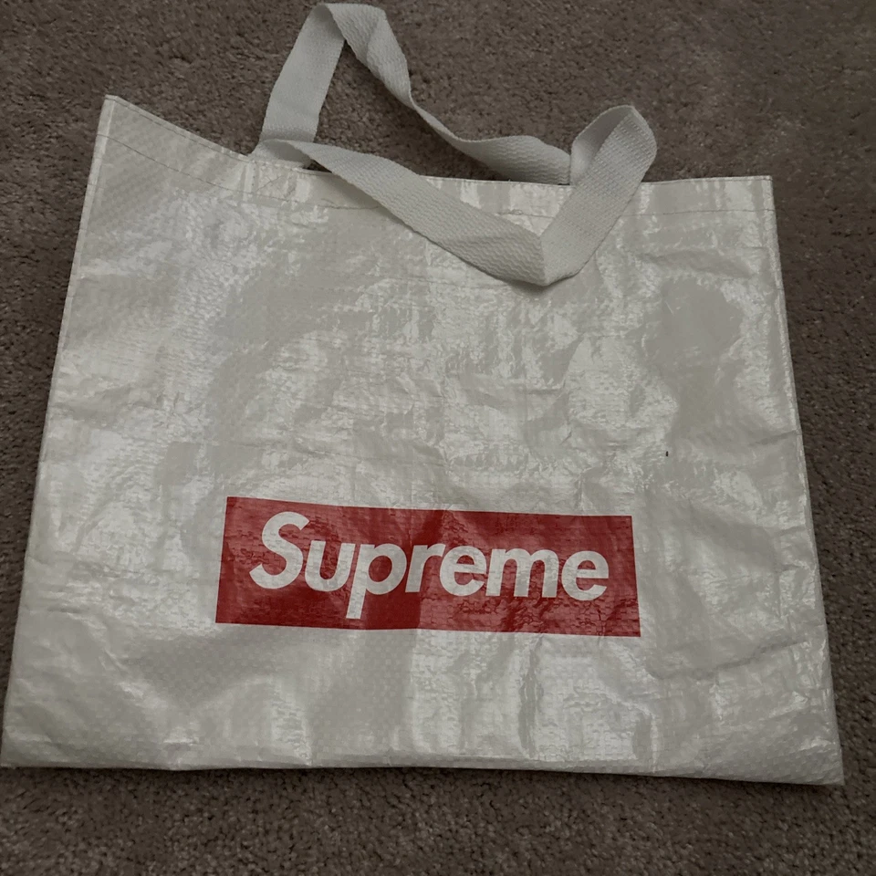 Bolso de compras Supreme de la tienda de Los Ángeles blanco/rojo Foto 1 de 1