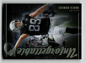 2025 Panini Luminance Unforgettable Brock Bowers Las Vegas Raiders #5 - Picture 1 of 2