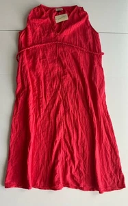 Abito Midi Rosso Senza Maniche Filo Universale | Taglia S | - Foto 1 di 4