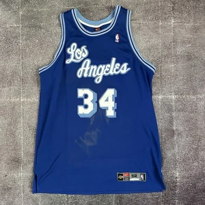 Men's Vintage Nike HC Los Angeles Lakers Shaquille O'neal Authentic Jersey Sz 52 - Bild 1 von 6
