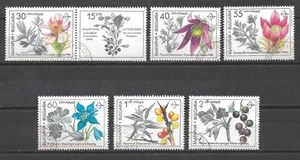 Flora - Blumen Bulgarien 1991 (20) Yvert Nr. 3418 bis 3423 gestempelt used - Bild 1 von 1
