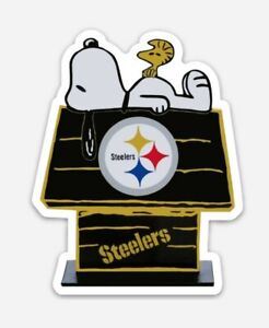 Pittsburgh Steelers MAGNET - Die Cut Snoopy Woodstock NFL Football Pickett