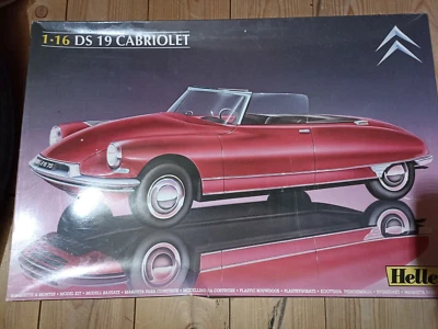 KIT MODELLINO AUTO STATICO HELLER CITROEN DS 19 CABRIOLET MODELLISMO SCALA 1:16 - Immagine 1 di 4