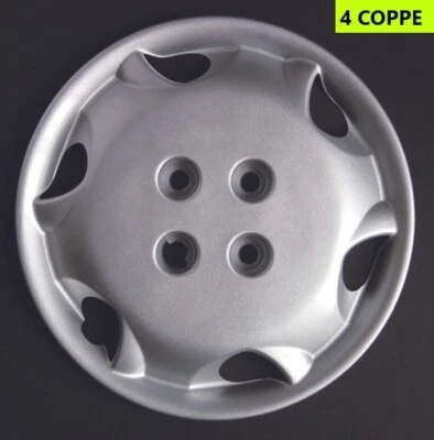 COPRICERCHI COPPE RUOTA RAGGIO "13" KIT 4 PEZZI PER FIAT PUNTO 1993 AL 1998 - Immagine 1 di 2