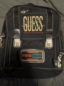 Vintage GUESS Backpack Retro Stylish Great Condition Rare - Picture 1 of 9
