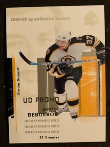 2004 SP Authentic UD Promos 9 Patrice Bergeron