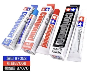 TAMIYA Polishing Compound Set of Three 87068 Coarse 87069 Fine 87070 Finish UK - Photo 1 sur 3