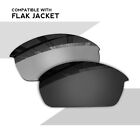 Wholesale POLARIZED Replacement Lenses for-Oakley Flak Jacket Sunglasses-New