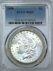 1898 P MORGAN SILVER DOLLAR PCGS MINT STATE 61 BRIGHT & FROSTY JUST GRADED E10A