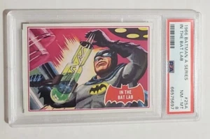 1966 Topps Batman #25A High Grade PSA 8 NM In the Bat Lab Low Pop (33 ) vintage - Picture 1 of 2