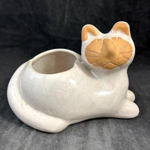 Jardinera de cerámica para gatos David Stewart diseño de gatito mediados de siglo diseño moderno - Imagen 1 de 8
