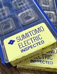 10PC NEW SUMITOMO ELECTRIC CNC blade SEMT13T3AGSN-G ACP300 .A0 - Picture 1 of 2