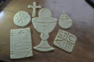 6x Kommunion Ausstecher Cutter Form Ausstechform Deko - Bild 1 von 12