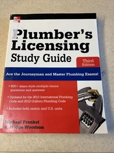 Plumber's Licensing Study Guide, Paperback by Frankel, Michael; Woodson, R. D... - Picture 1 of 12