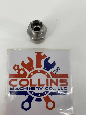 Swagelok SS-810-1-12W 1/2" Tube X 3/4" 316SS Socket Weld Straight Male Fitting - Image 1 of 4