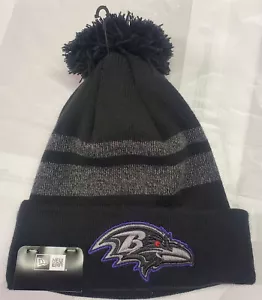 Baltimore Ravens New Era Despacho Puño Tejido Medias Gorra - NFL - Imagen 1 de 2