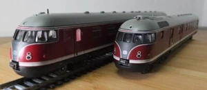 Lima 139808 Spur G HO DB VT 08 Dieseltriebwagen 3 Wagen Set in rot - Bild 1 von 13