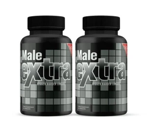 (2 Pack) Male Extra Virility Supplement, MaleExtra for Energy and Growth - Picture 1 of 1