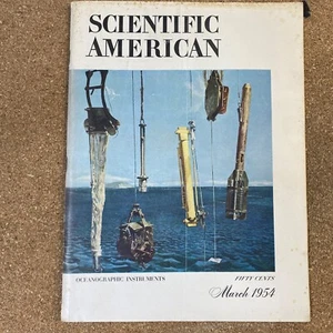 Scientific American 1954 March Oceanographic Instruments Bird Sonar Virus Cycle - Picture 1 of 2