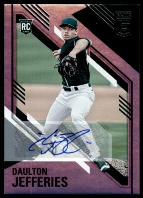 2021 Panini Chronicles Elite Auto Daulton Jefferies Auto Oakland Athletics #33 - Image 1 of 2