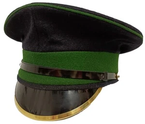 Irish Guards Cap Size: 55cm Dress Navy Green Peaked British Army Issue - Picture 1 of 6