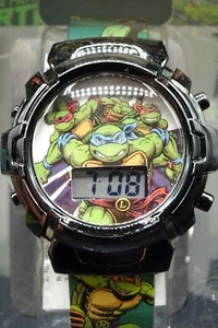 Nuevo Reloj Digital LCD Intermitente Nickelodeon ""Teenage Mutant Ninja Turtles - Imagen 1 de 24
