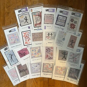 My Mark Cross Stitch HUGE LOT!! DE-STASH 23 NIP RARE OOP KITS & PATTERNS - Picture 1 of 6