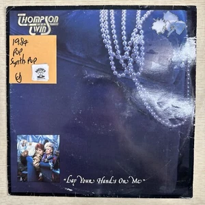 THOMPSON TWINS - Lay Your Hands On Me 12” Vinyl Record Single VG - Picture 1 of 4