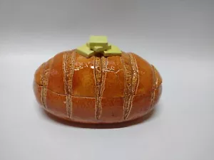 Vintage 1970s Ceramic Loaf Of Bread & Butter Canister Cookie Jar - Picture 1 of 10