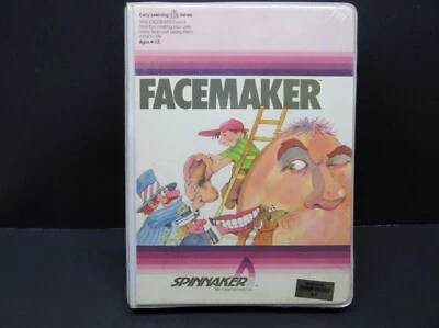 FACEMAKER, Commodore 64, Cartridge, Spinnaker 1983, New in Shrink Wrap - Image 1 of 4