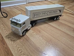 Vintage "Feed The Children" Nylint Diecast Tractor Trailer Semi 1980 - Picture 1 of 15