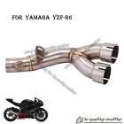 For Yamaha Yzf-R6 R6 2006~2023 Exhaust System Middle Link Pipe Stainless Steel