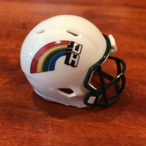 Hawaii Rainbow Warriors 1982-1998, 2014-2015 throwback custom pocket pro helmet Cover