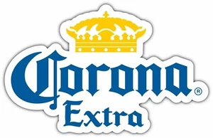 Corona Extra Brewery Beer Alcohol Car Bumper Window Locker Sticker Decal 5"X3" - Picture 1 of 1