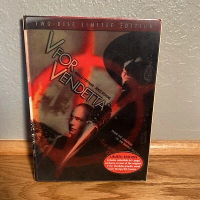 V For Vendetta (DVD) - 2-DISC LIMITED EDITION - W/ LENTICULAR SLIPCOVER - Image 1 of 4
