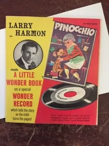 Larry Harmon. Pinocchio. A Little Wonder Book record and book. - Bild 1 von 3