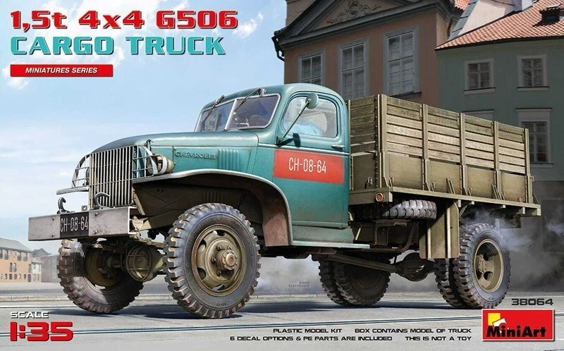 MINIART 1.5t 4X4 G506 CARGO TRUCK 1:35 38064 - Immagine 1 di 1