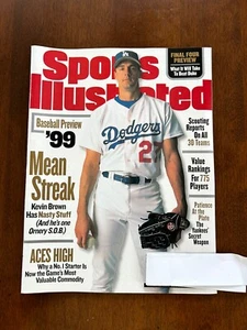 29.3.1999 Sport illustriert Kevin Brown Dodgers Cover BB Vorschau NEUWERTIG - Bild 1 von 1
