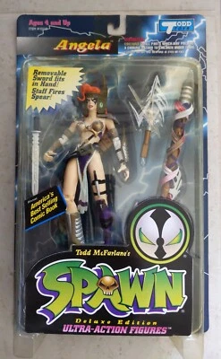 ¡NUEVA FIGURA DE ULTRA ACCIÓN TODD MCFARLANE SPAWN ANGELA DELUXE! S141 Foto 1 de 2