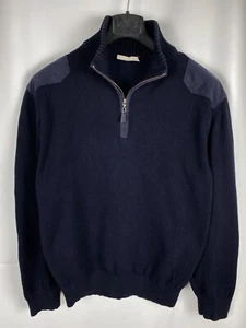 Ermenegildo Zegna Cotton Men Pullover 1/4 Zip size L - Picture 1 of 12