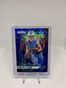 Panini Prizm 2024 - Amon-Ra St. Brown #95 Blue Sparkle Prizm/96 - Imagen 1 de 2